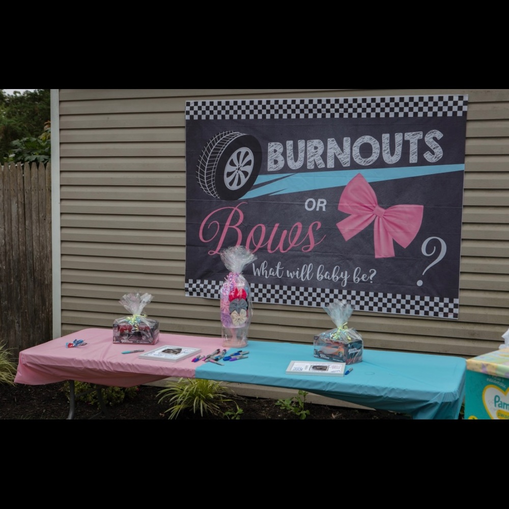 Gender reveal backdrop - Picture 1 of 2